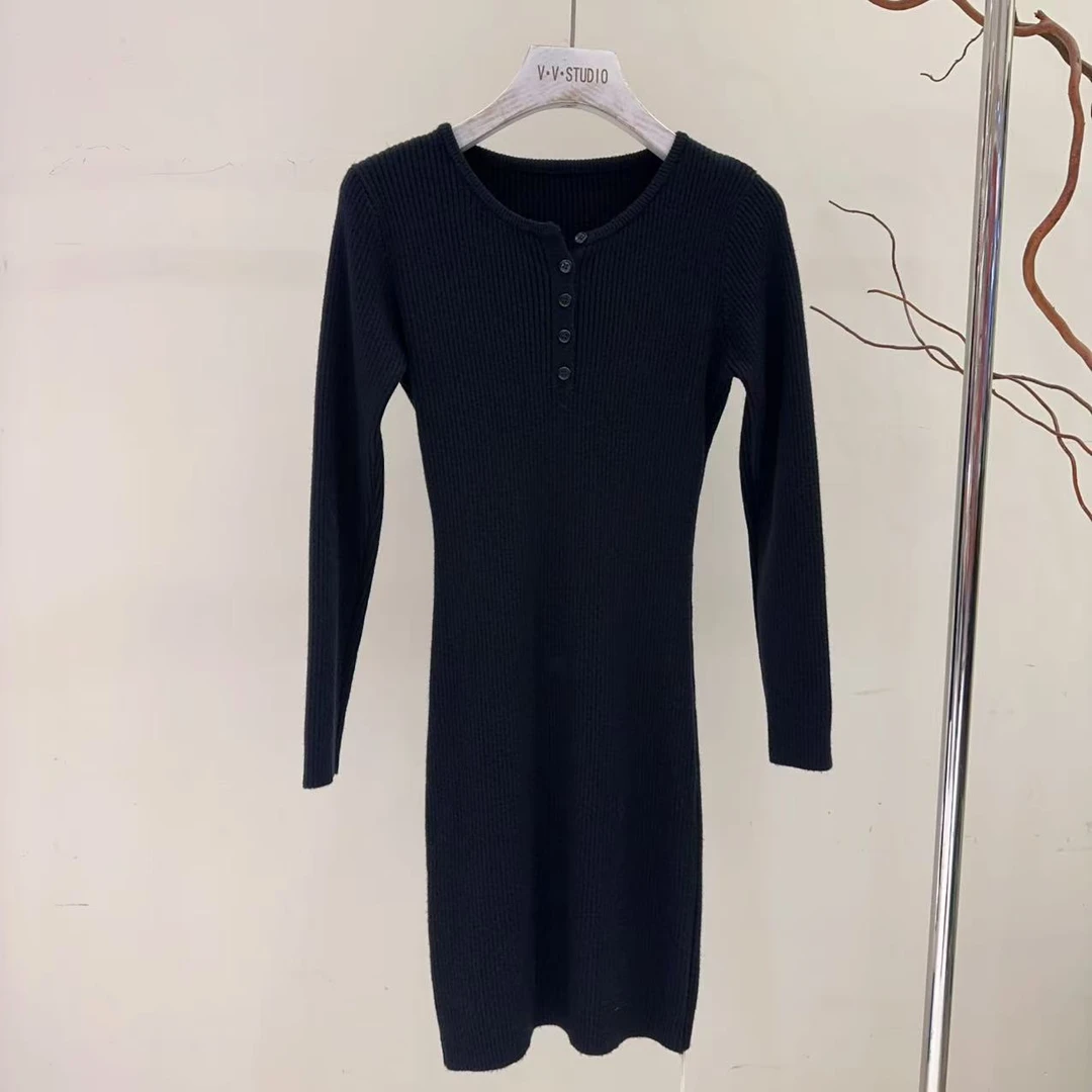 Wellsoong【早春御姐】V领包臀连衣裙