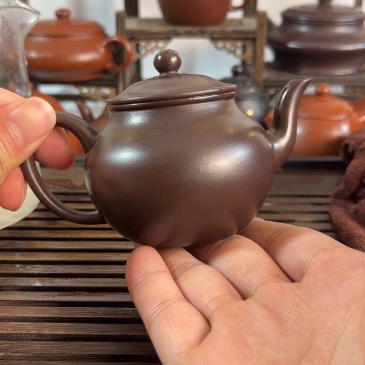 茶壶紫砂原矿紫砂手工制作