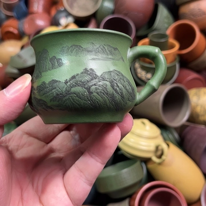 紫砂茶杯全手工紫砂主人杯