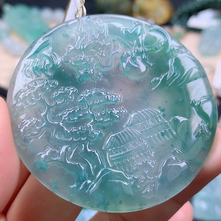 【闪购商品】翡翠颈饰未镶嵌翡翠吊坠