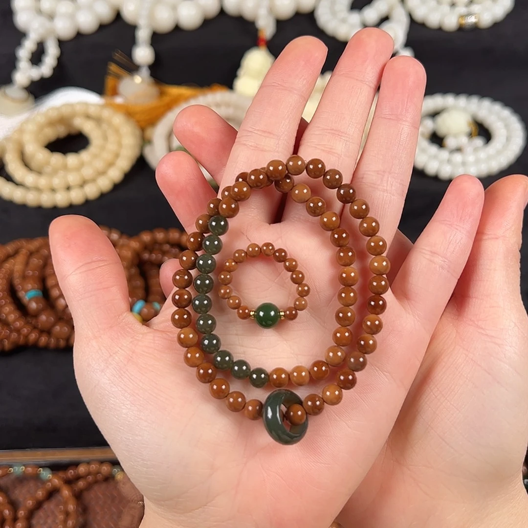 库克手串半山半山少棕眼少棕线卡6mm