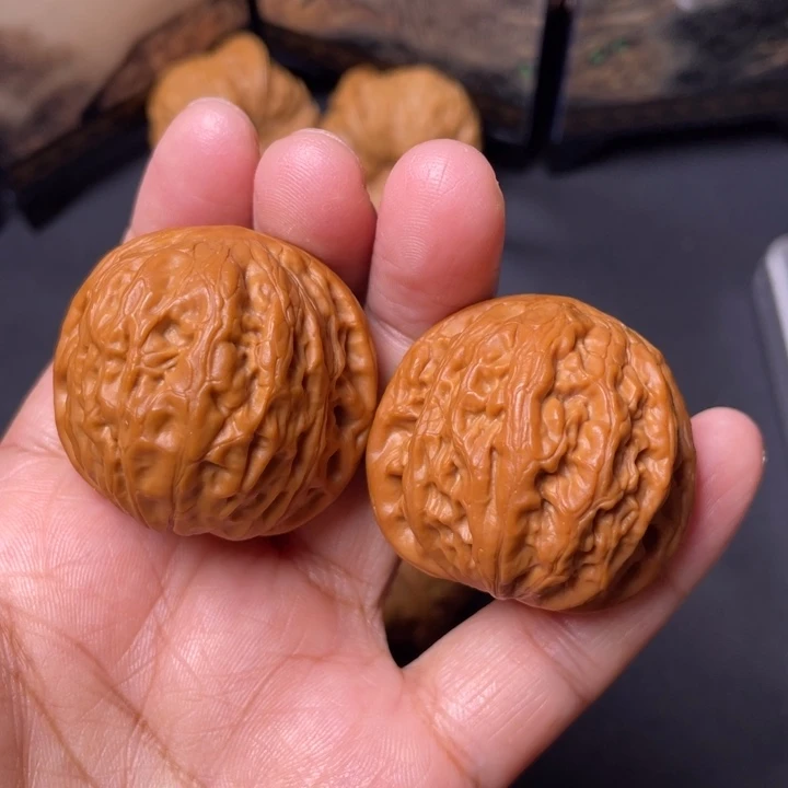 文玩核桃把件37铁锤