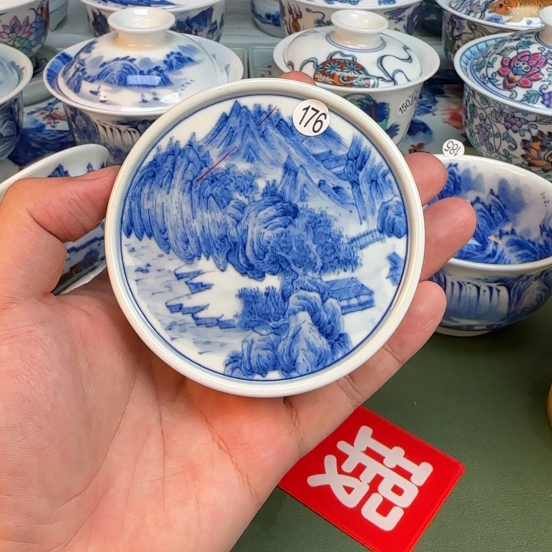 彦祖纯手工手绘茶具176