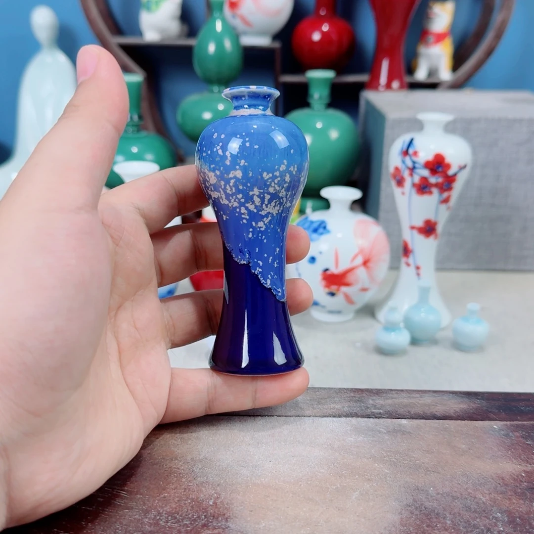 陶瓷手工小花器摆件
