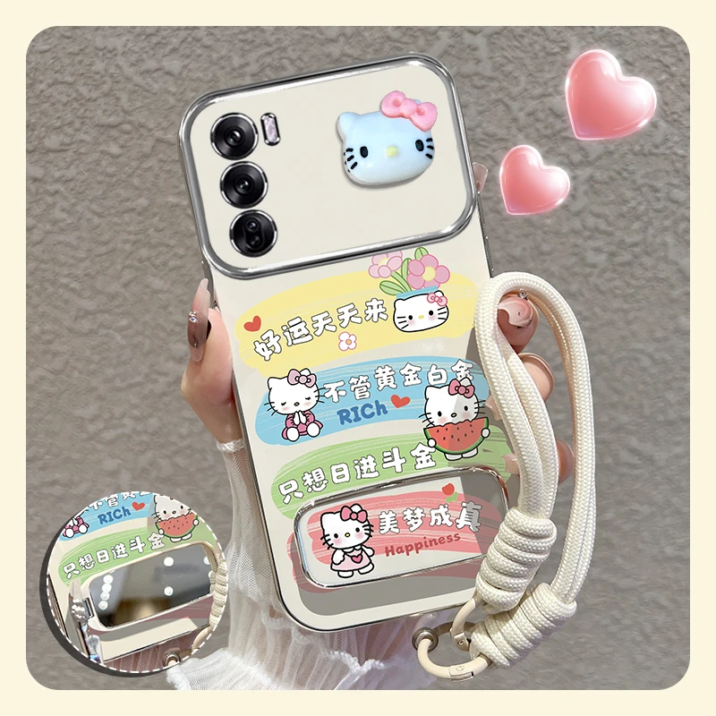 适用opporeno6/pro手机壳美梦成真大视窗硅胶防摔套创意女款可爱