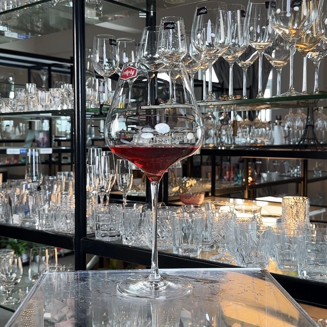 手柄款玻璃720达芬奇勃艮第葡萄酒杯