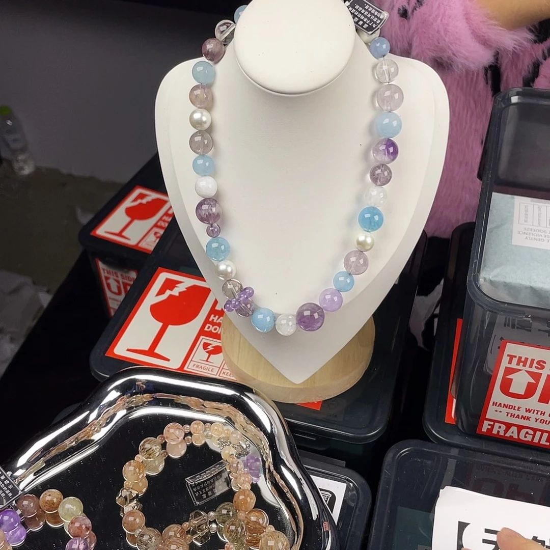手串银S925镀金镶嵌黄晶