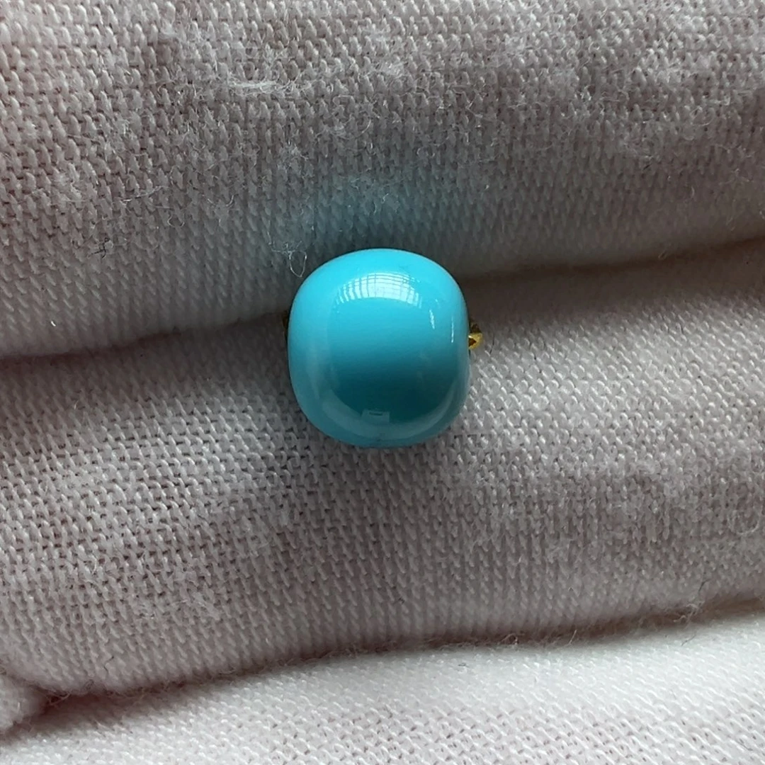 绿松石未镶嵌配饰7.4*6.7mm