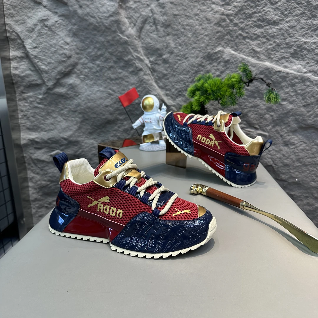 鞋不剩挣潮男鞋881男士透气时尚休闲鞋潮流百搭网面时尚潮男鞋