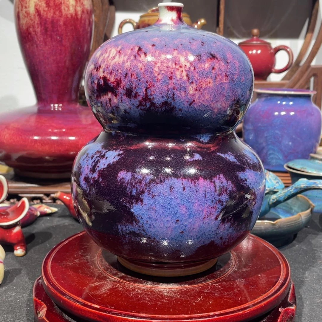 中国神后钧瓷葫芦