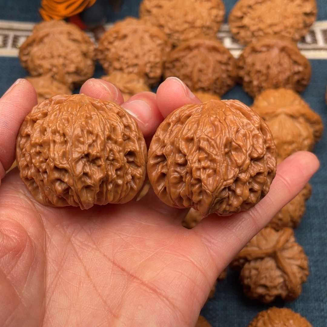 文玩核桃把件41全品毕业满肉山地磨