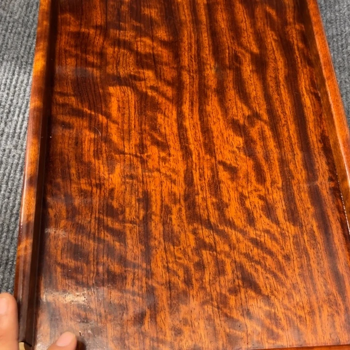 强***木缅甸花梨超大托盘