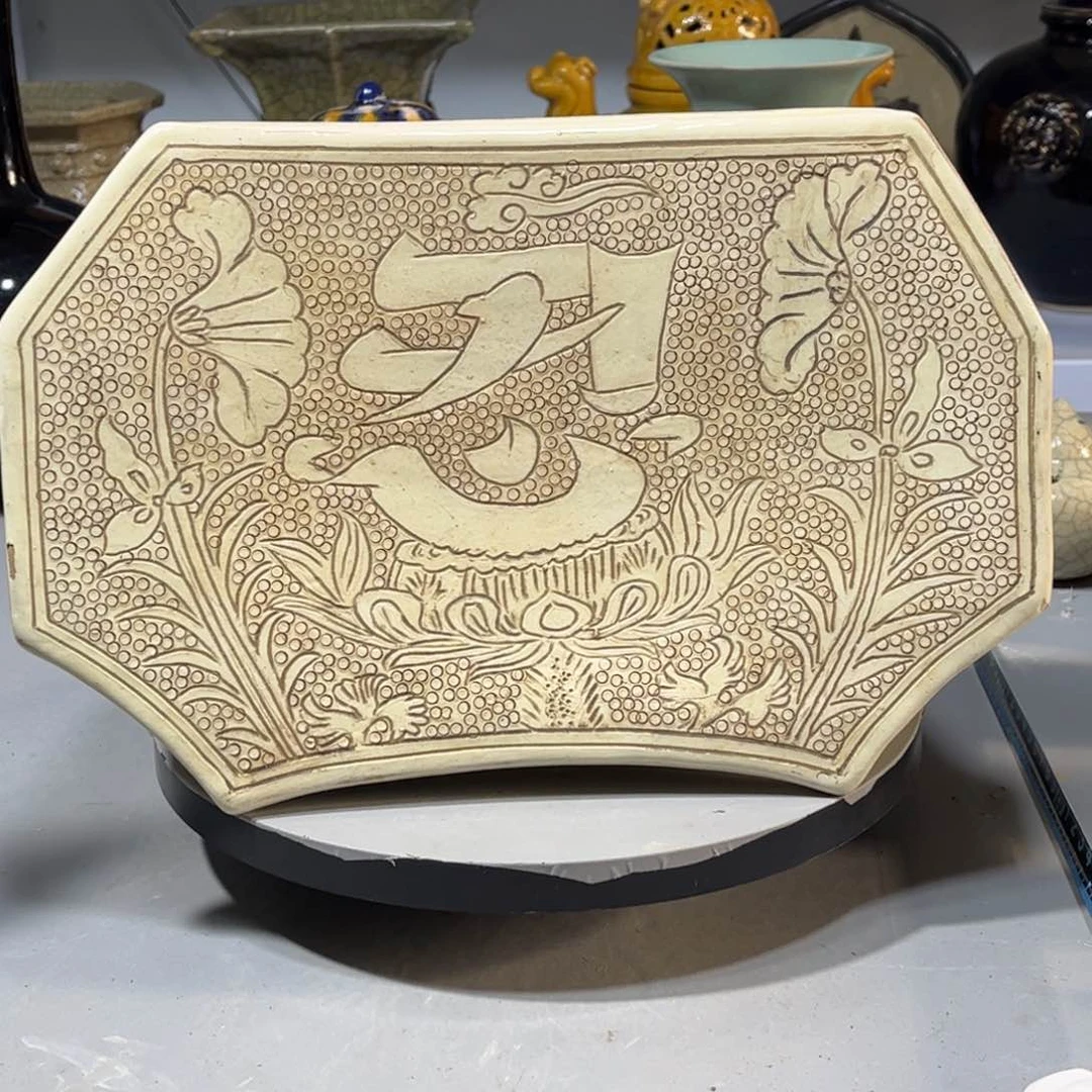 瓶磁州窑瓷枕品相完美