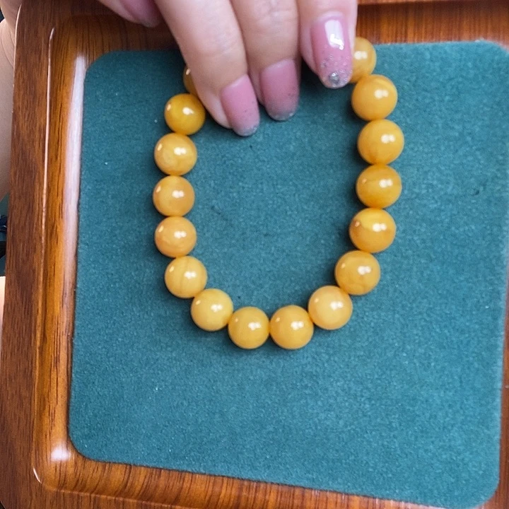 未镶嵌蜜蜡手链手串