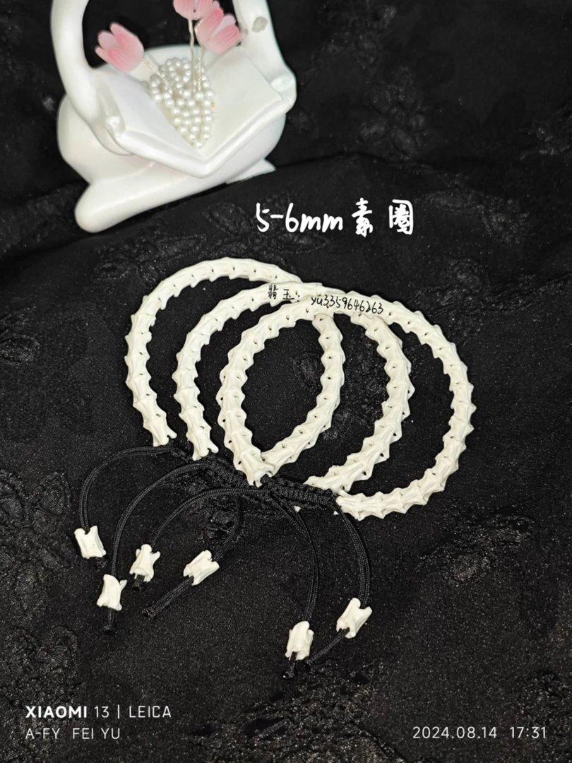 5-6mm精打磨小素圈蛇骨手链项链手串，下单备注颜色~店铺