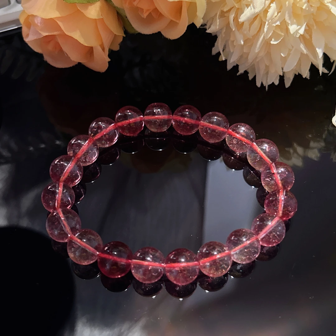 A204 卡10红草莓手串[多样性发一]