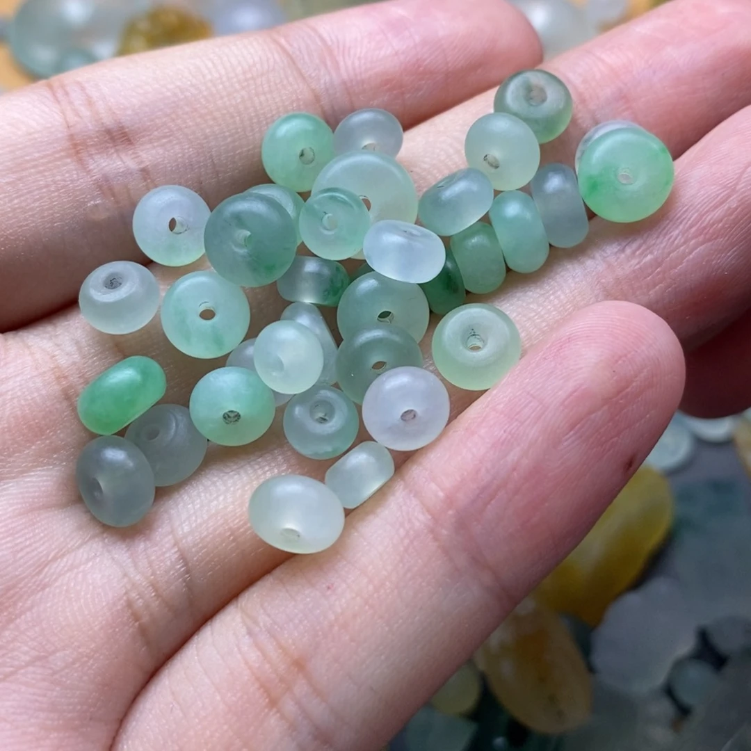 定制翡翠未镶嵌兔*妍珠子