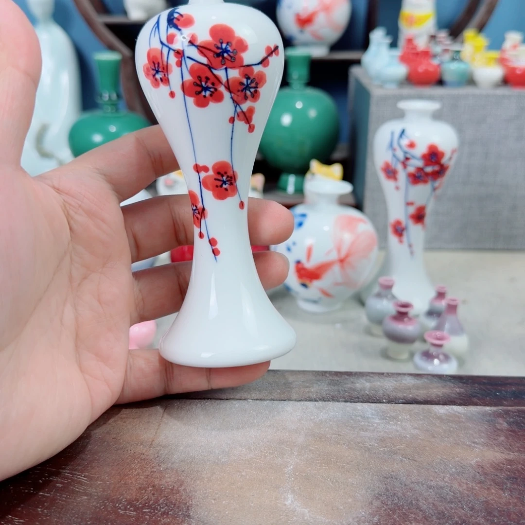 陶瓷手工小花器摆件