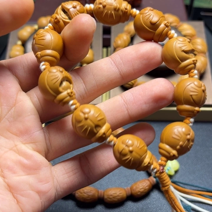 手串/手链橄榄核橄榄核雕哆啦A梦