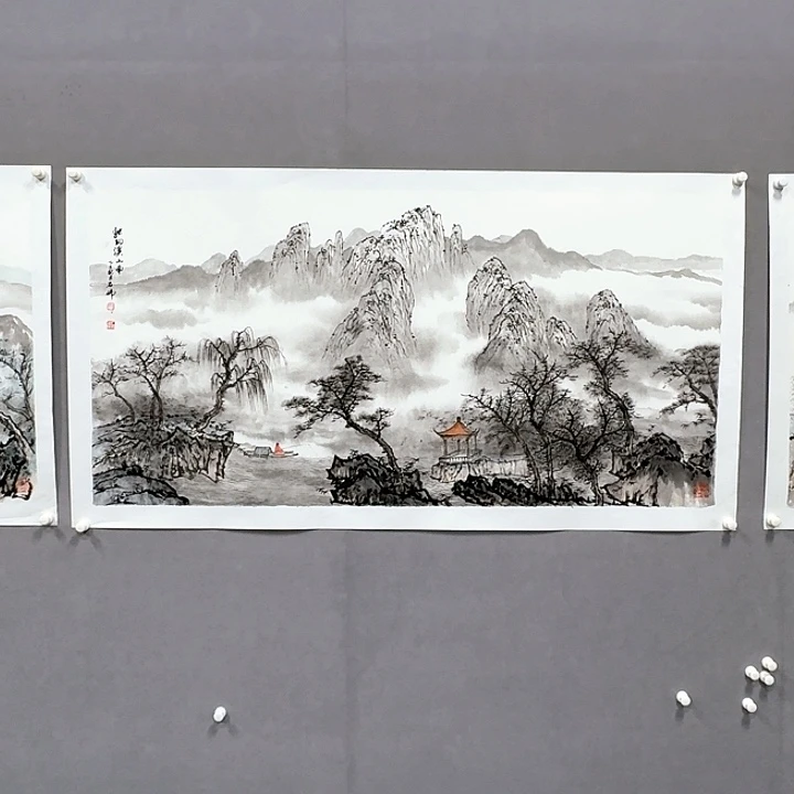 国画亲笔手绘放心去藏