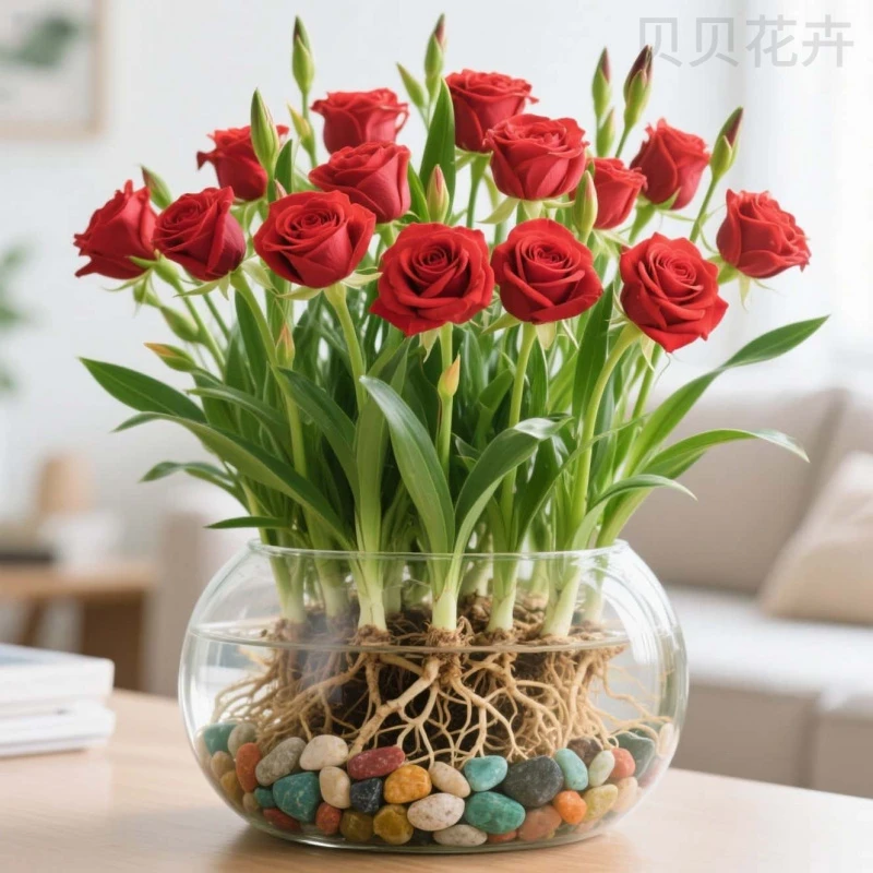 【可水培土培】玫瑰草花宿根浓香植物庭院阳台种植四季开花新手好养