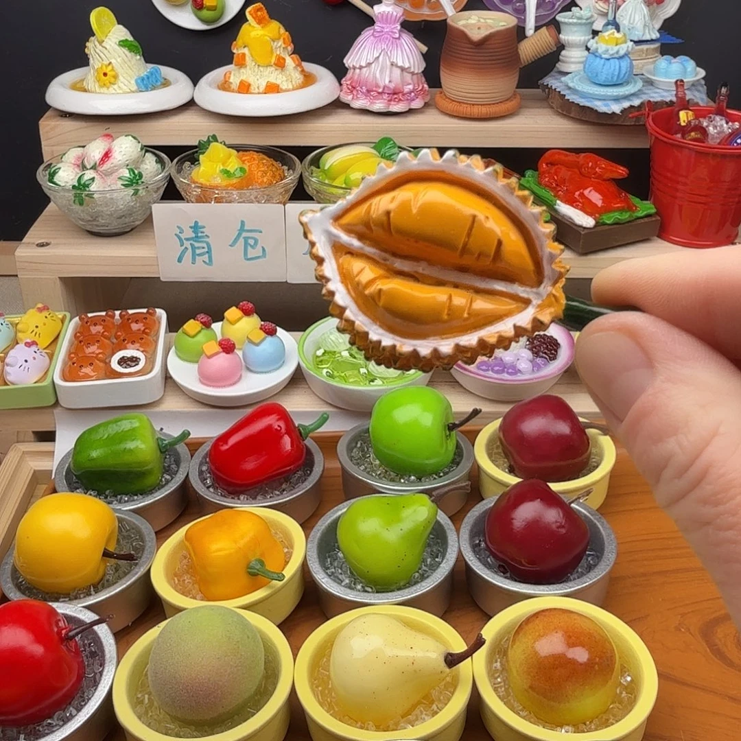树脂食玩冰箱贴凭开箱视频售后