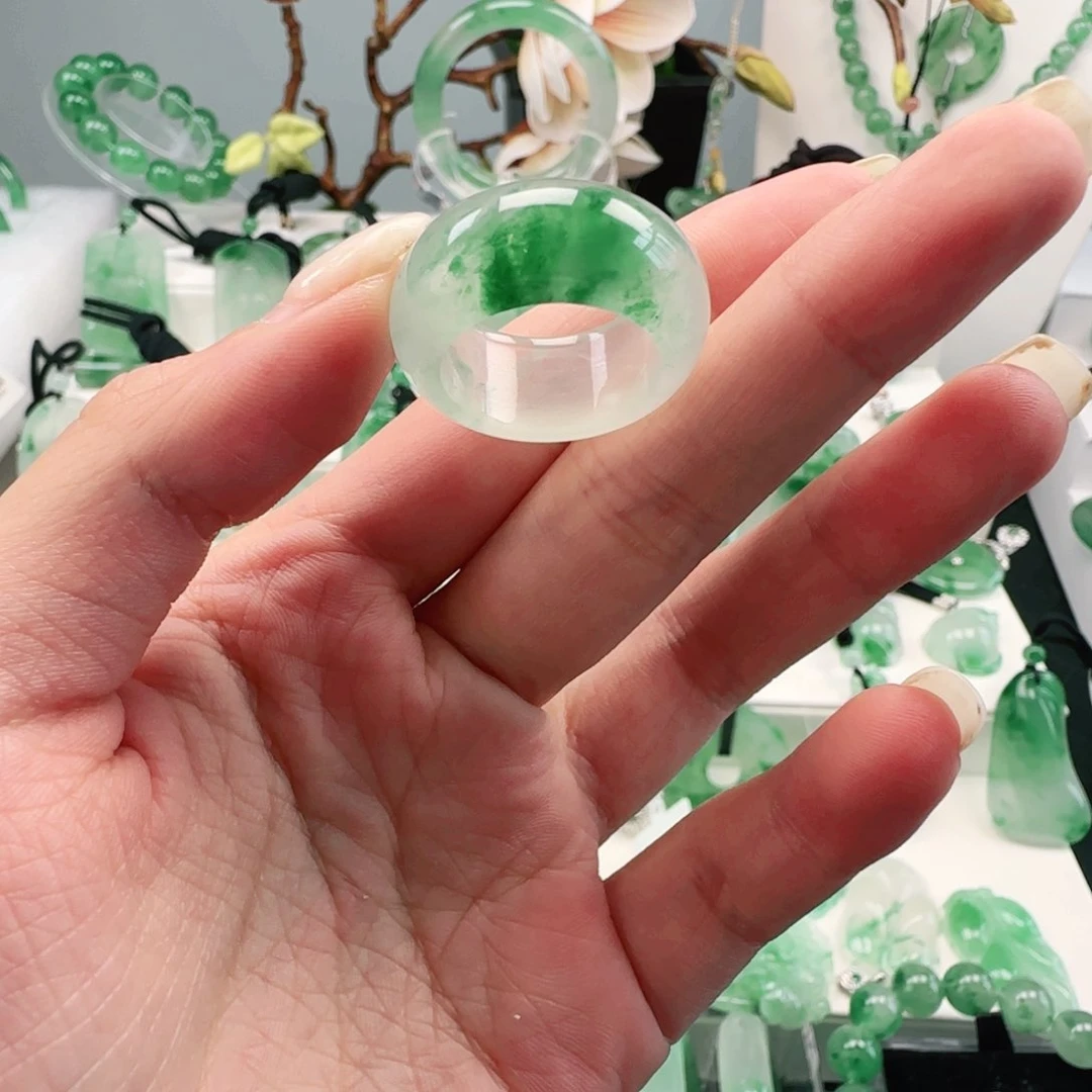 石英质玉未镶嵌戒圈