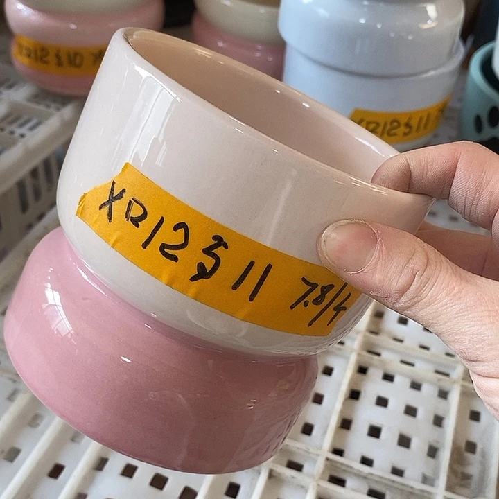 陶盆有孔 瑕疵针孔漏釉介意勿拍口 11高12