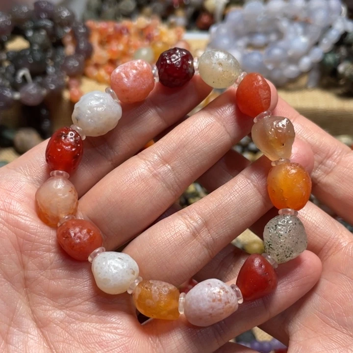 玛瑙/玉髓合金手链