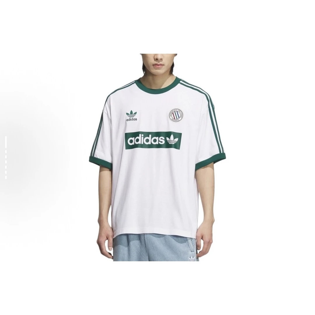 adidas/阿迪达斯RINGER TEE时尚宽松圆领套头短袖T恤男 KC2602