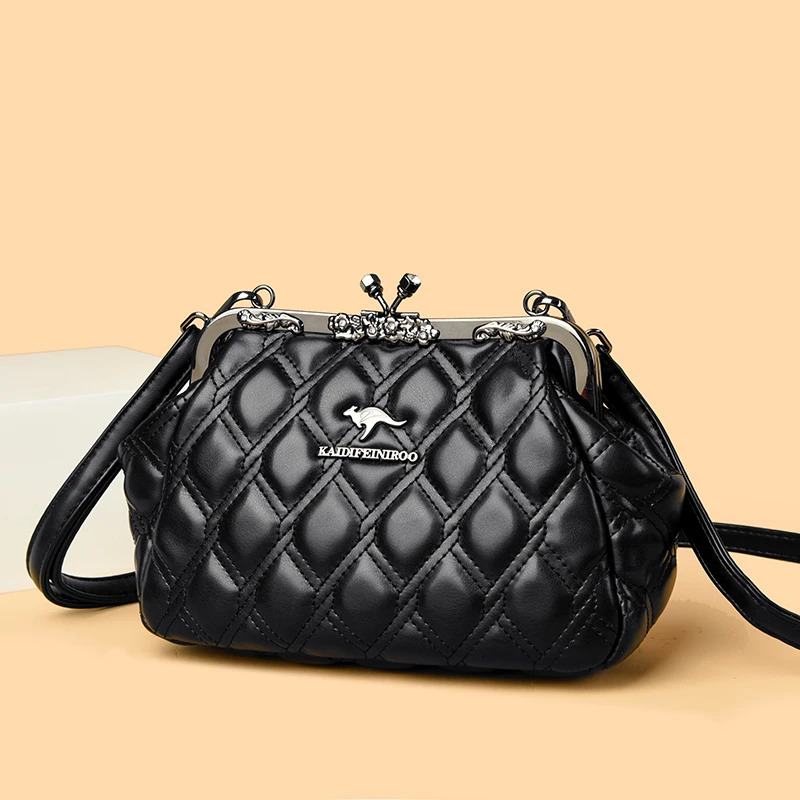 正品专柜女士菱格单肩包2025新款百搭包包潮流简约女包通勤斜挎包