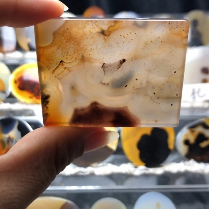 合金玛瑙/玉髓珠宝奇石95有瑕