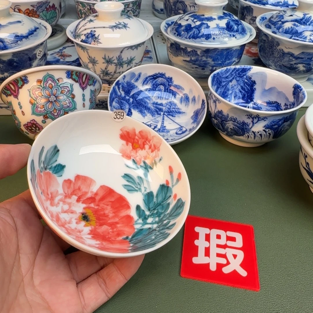 陶纯手工纯手绘茶具359