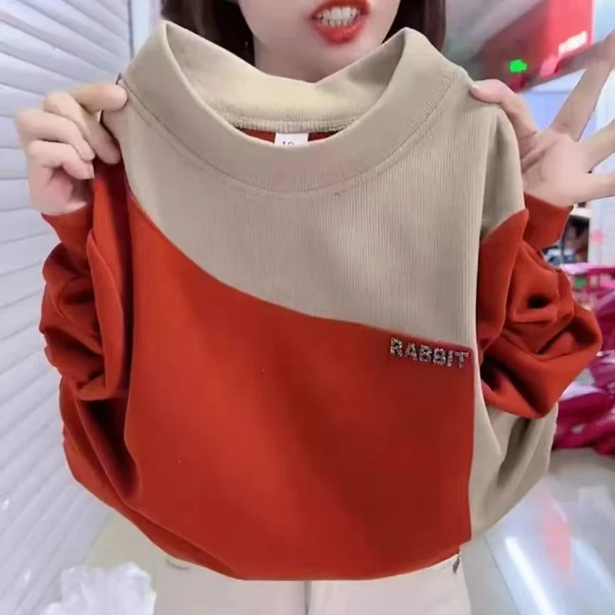 德绒半高领中年女士显瘦T恤时尚妈妈韩版长袖打底衫修身新款百搭