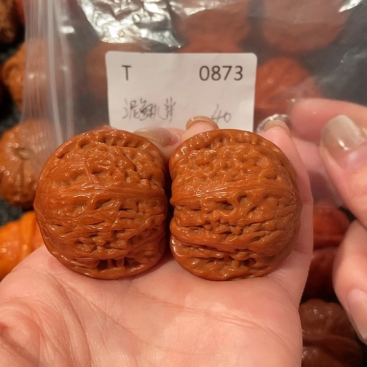 吊坠文玩核桃泥鳅背40