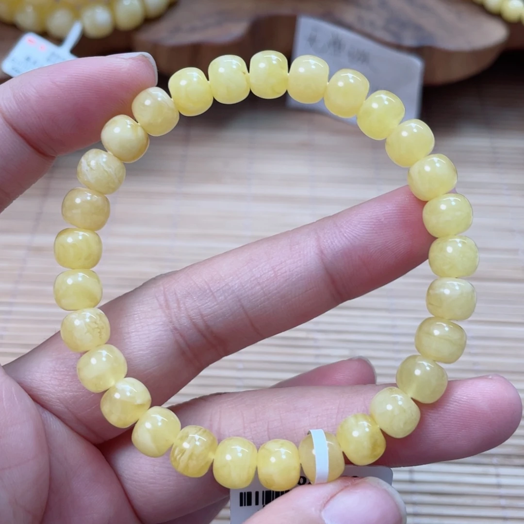 蜜蜡未镶嵌手串蜜蜡54