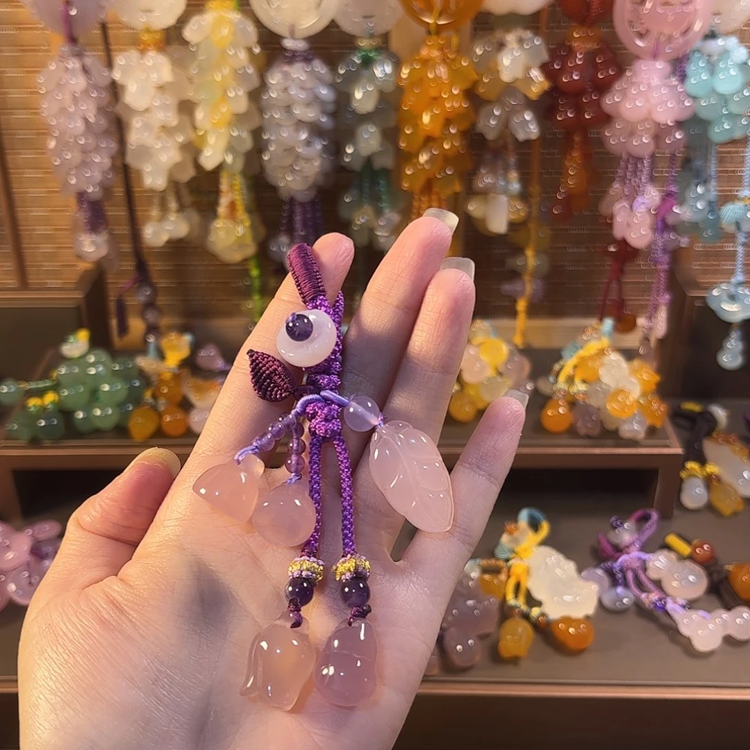 玛瑙/玉髓未镶嵌车挂