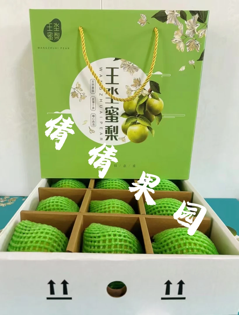 【苏翠一号中果】泰兴王坔蜜梨新鲜采摘脆甜多汁皮薄当季水果礼盒