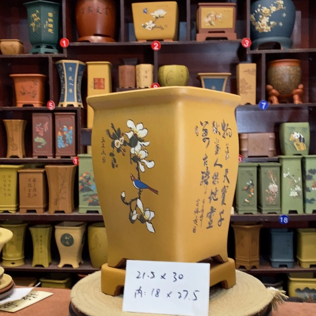 紫砂花盆紫砂艺术