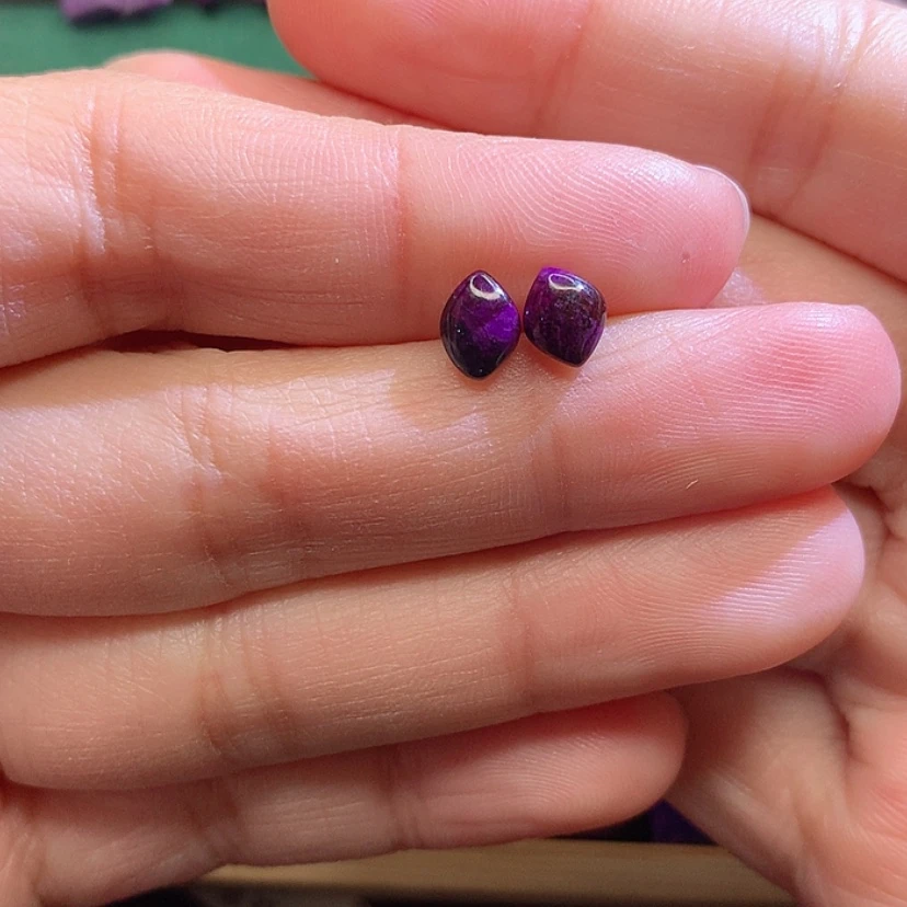 【闪购商品】苏纪石（舒俱来）耳钉银S925镶嵌