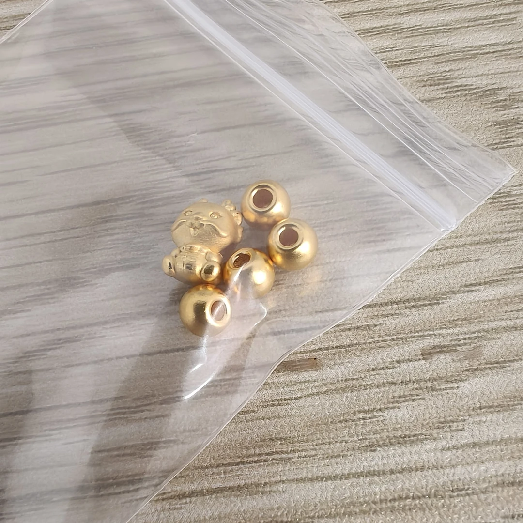 足金999  金珠小龙