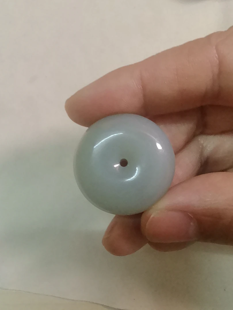非金属皮质吊坠 且^末近矿料厚桩平安扣男女可戴油润细腻