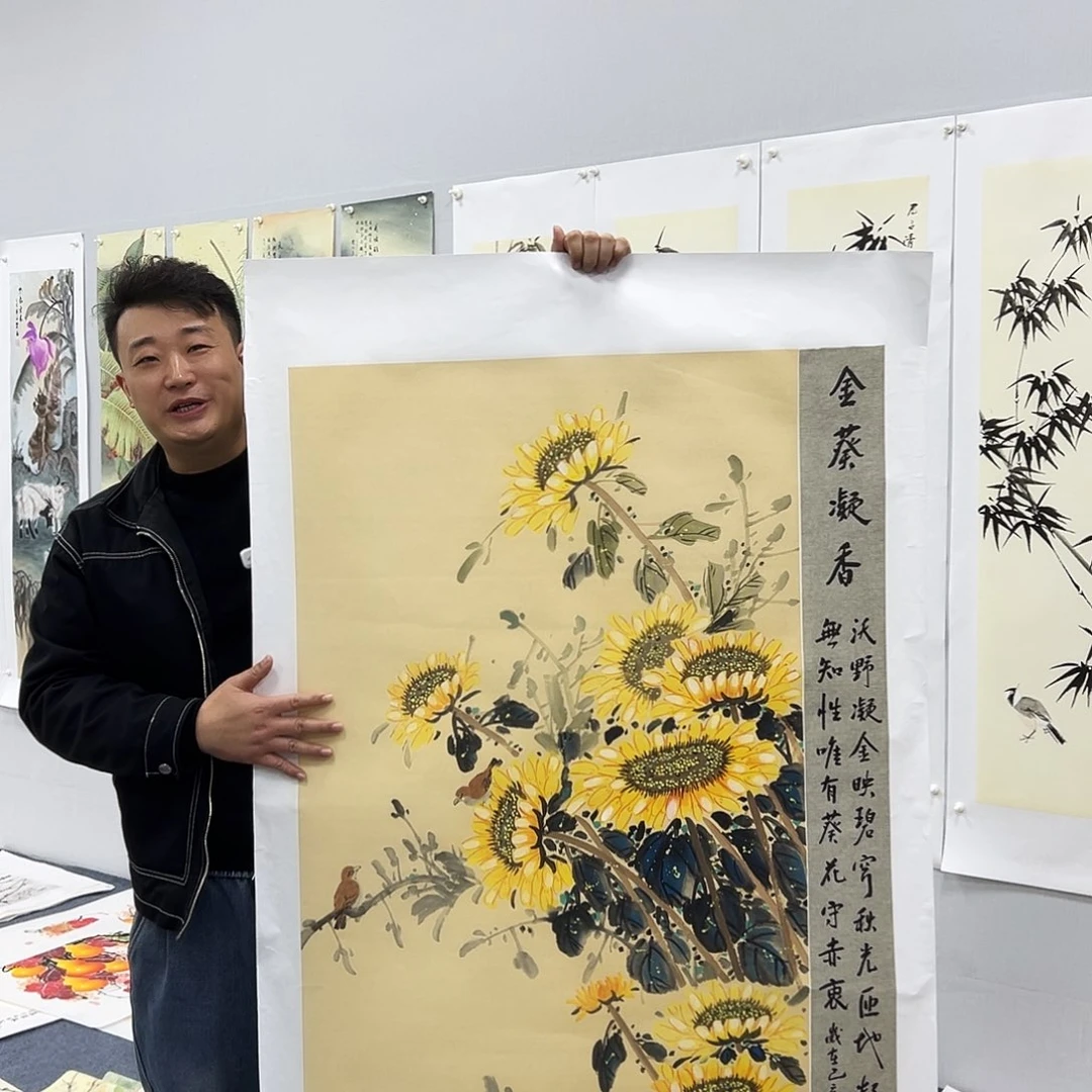 国画国画作品宣纸纯手绘