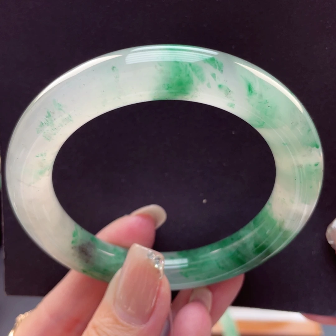 未镶嵌手镯石英质玉55-56