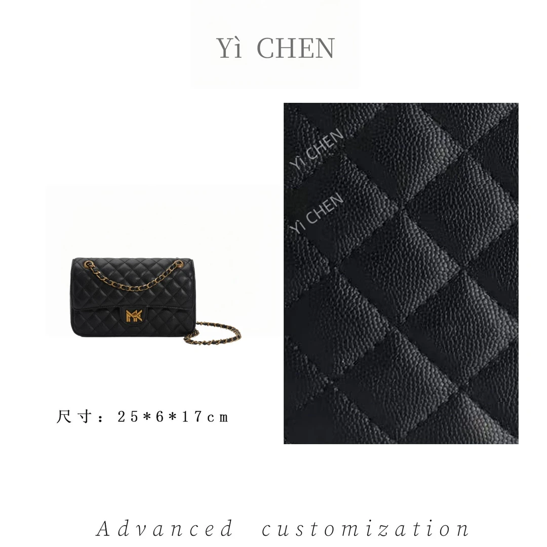 【Yì CHEN】FES-5188-黑色简约时尚女士新款轻奢单肩斜跨包