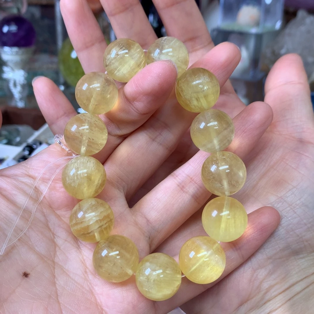 未镶嵌摆件萤石萤石手链17㎜