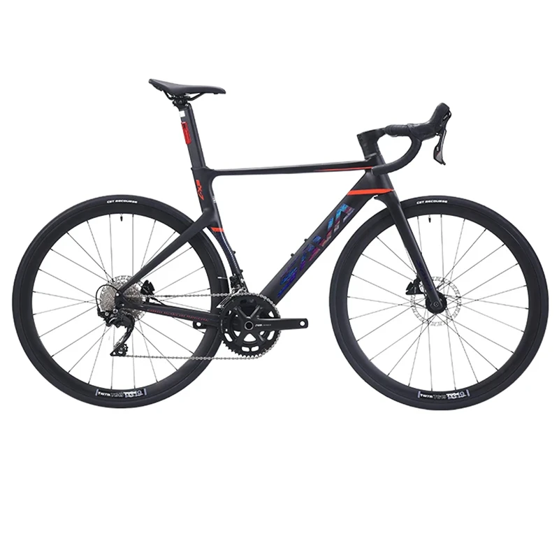 轻量铝合金EX-7Plus破风气动公路车24速油碟碳纤维