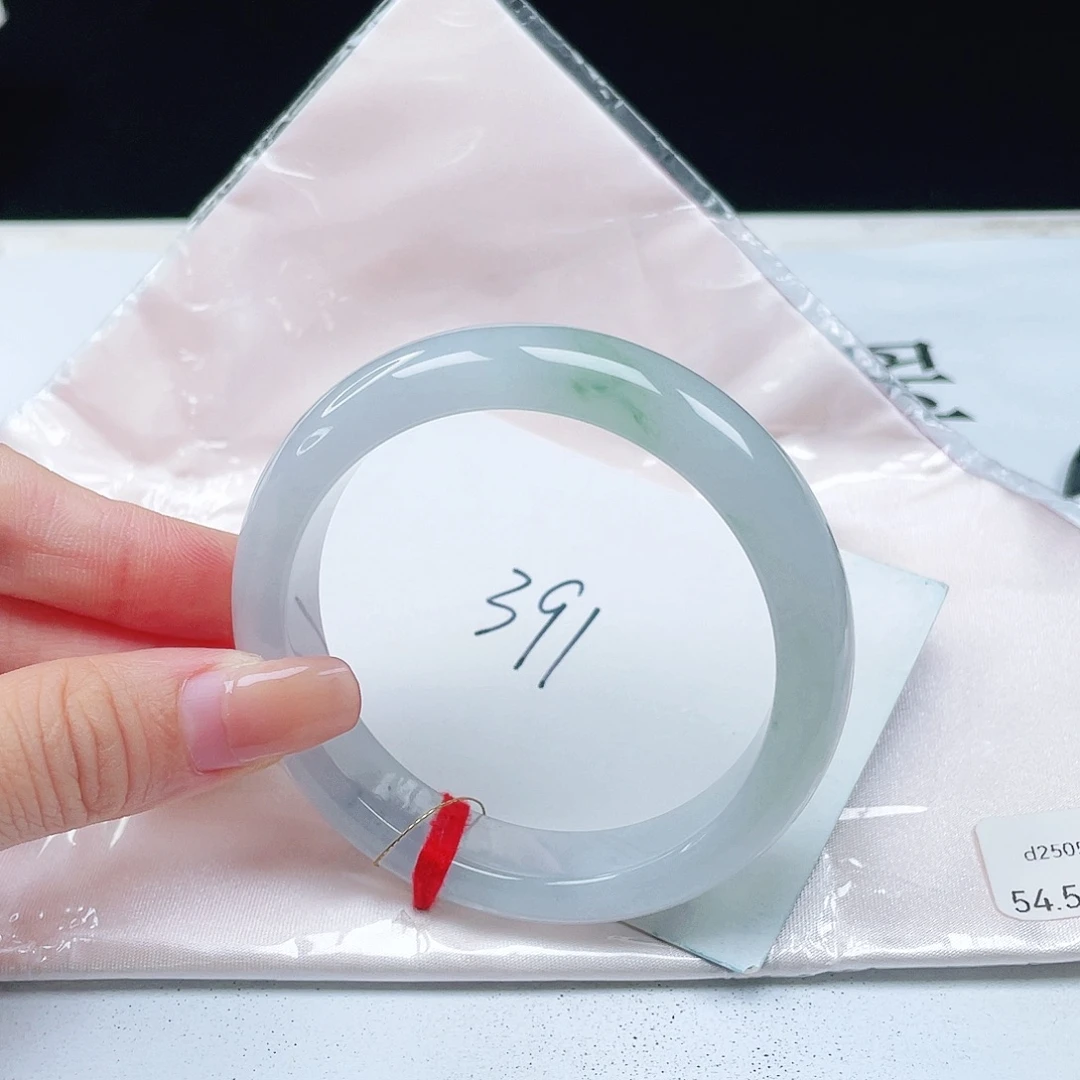 翡翠未镶嵌手镯54+正圈