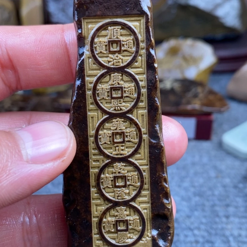 【闪购商品】原石雕刻手把件