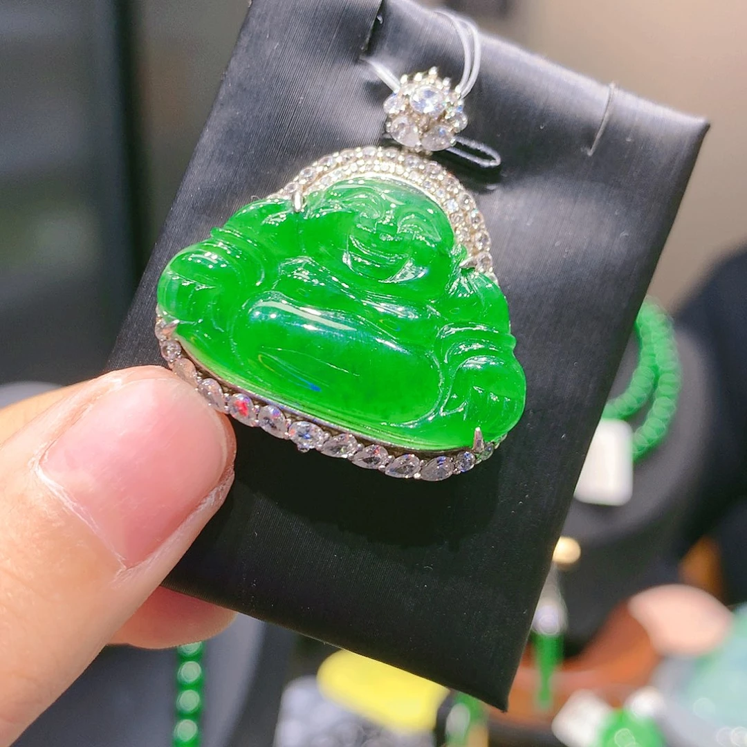 翡翠颈饰银S925镶嵌4甄选qj